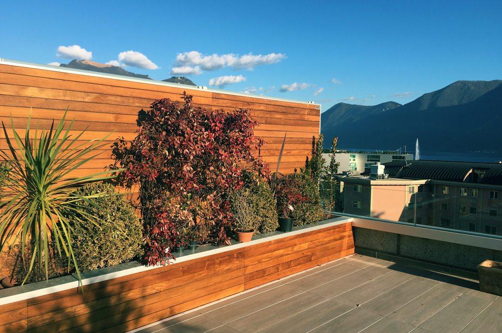 Decking in Legno di Teak | Attico a Lugano